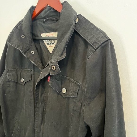 Men’s | Levi’s Black Denim Trucker Jacket | Small - Picture 2 of 10